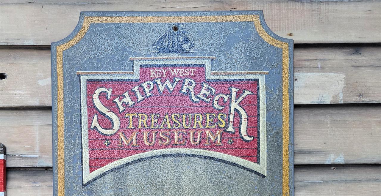 4824 Key West Shipwreck Museum Sign Edited B